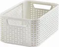Korb, künstliches Rattan, 7 l, creme, CURVER