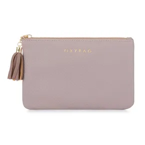 Kosmetiktasche DAY Leder Mocca