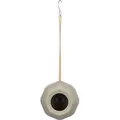 Ball - Hängender Futterspender für den Außenbereich, 15,9 cm, Weizen-/Maisstärke, Grau