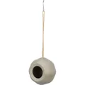 Ball - Hängender Futterspender für den Außenbereich, 15,9 cm, Weizen-/Maisstärke, Grau