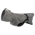 Weiteres Produktbild Badeanzug / Bademantel für Hunde, grau XS: 30 cm, Taille: 40-48 cm