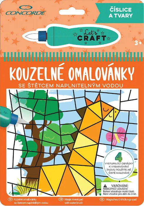 Hauptproduktbild Kouzelné omalovánky CONCORDE, Číslice a tvary