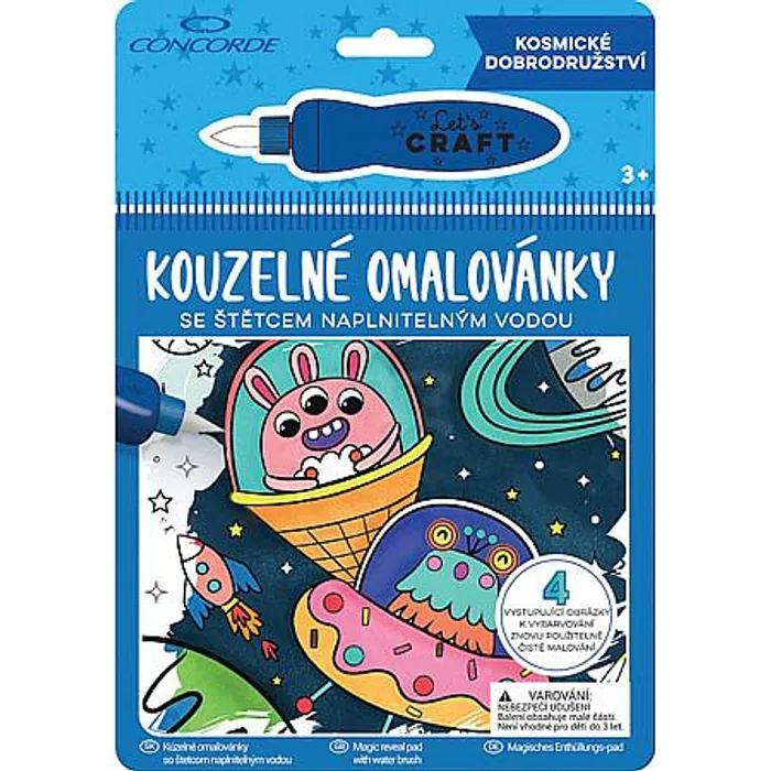 Hauptproduktbild Kouzelné omalovánky CONCORDE, Kosmické dobrodružství