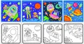 Magische Malvorlagen von CONCORDE, Cosmic Adventure