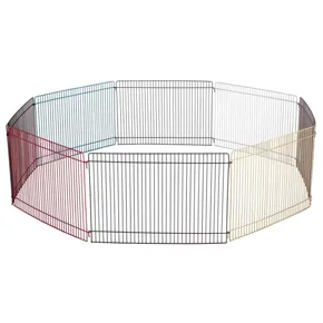 Metallgehege, bemalt für kleine Nagetiere 8-teilig 34 x 23 cm, O 86 cm