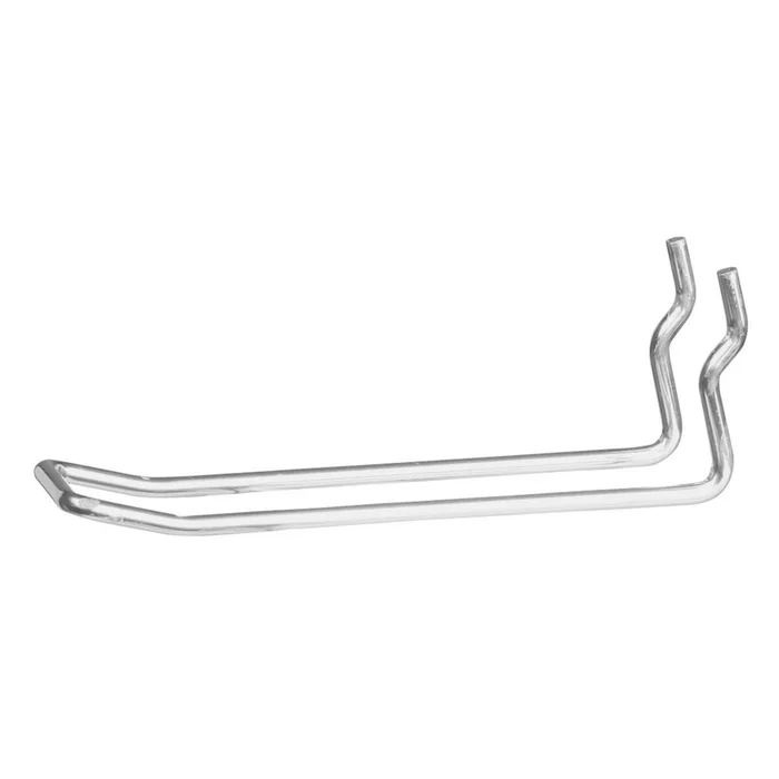 Hauptproduktbild Kovový háček, dvojitý, 10cm , stříbrná