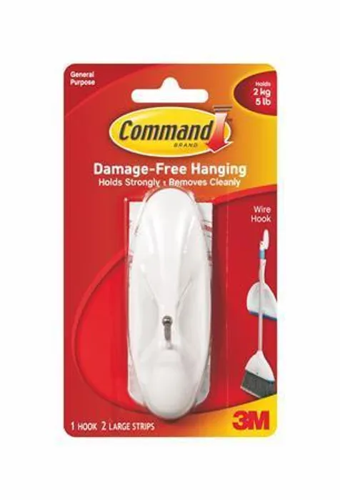 Hauptproduktbild Kovový přilepovací háček "Command", oválný, 3M SCOTCH