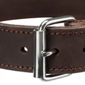 Weiteres Produktbild Lederhalsband RUSTIC - dunkelbraun M-L: 42-48cm/25mm