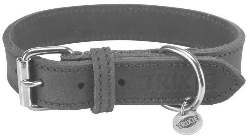 Hauptproduktbild Kožený obojek RUSTIC - tmavě-hnědáL-XL: 57-66cm/30mm