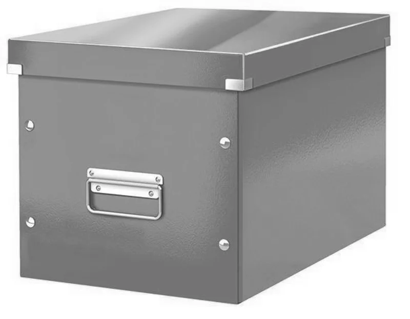Hauptproduktbild Krabice "Click & Store", růžová, čtvercová, velká, LEITZ