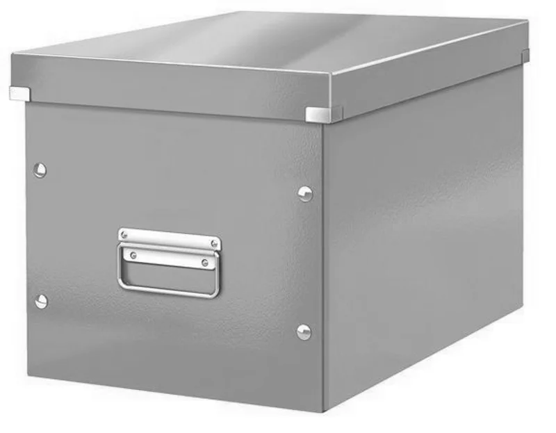 Hauptproduktbild Krabice "Click & Store", zelenomodrá, velká,čtvercová, lesklá, LEITZ