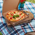 Weiteres Produktbild Pizzakarton (aus Mikrowellpappe) kraft 29 x 29 x 4 cm [100 St.]