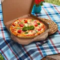 Weiteres Produktbild Pizzakarton (aus Mikrowellpappe) kraft 32 x 32 x 3 cm [100 St.]