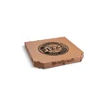 Weiteres Produktbild Pizzakarton (aus Mikrowellpappe) kraft 33 x 33 x 3 cm [100 St.]