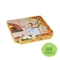 Weiteres Produktbild Pizzakarton aus Mikrowellpappe 32 x 32 x 3 cm [100 St.]
