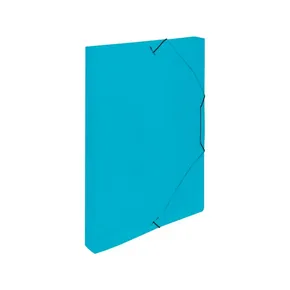 PP-Box mit Gummistreifen A4 blau