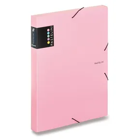 PP-Box mit Gummi A4 PASTELINI rosa
