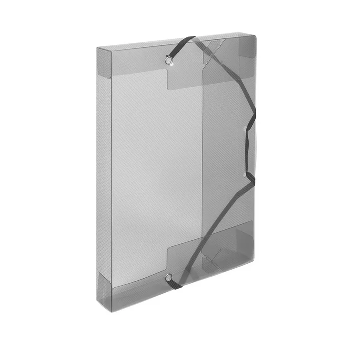 Hauptproduktbild Krabice PP s gumou A5 Lines kouřová
