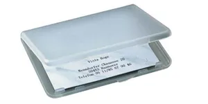 Visitenkartenbox, Kunststoff, SIGEL, transparent