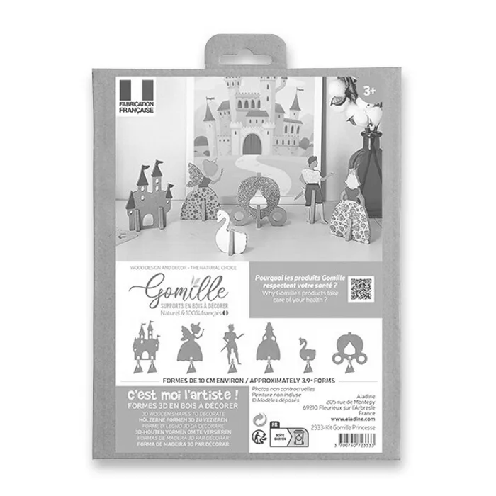Hauptproduktbild Kreativní dřevěná sada Gomille Princezny