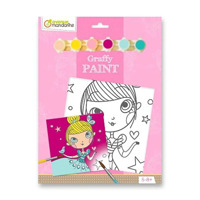 Hauptproduktbild Kreativní sada Avenue Mandarine Graffy Paint - princezna