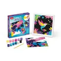 Kreativset Maped Creativ Malen nach Zahlen Leopard und Vogel