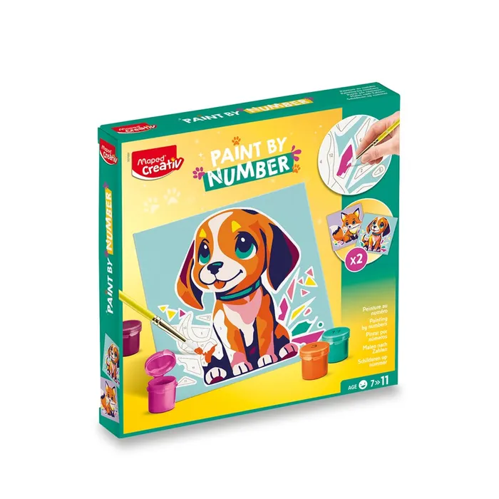 Hauptproduktbild Kreativní sada Maped Creativ Paint by number pes a liška