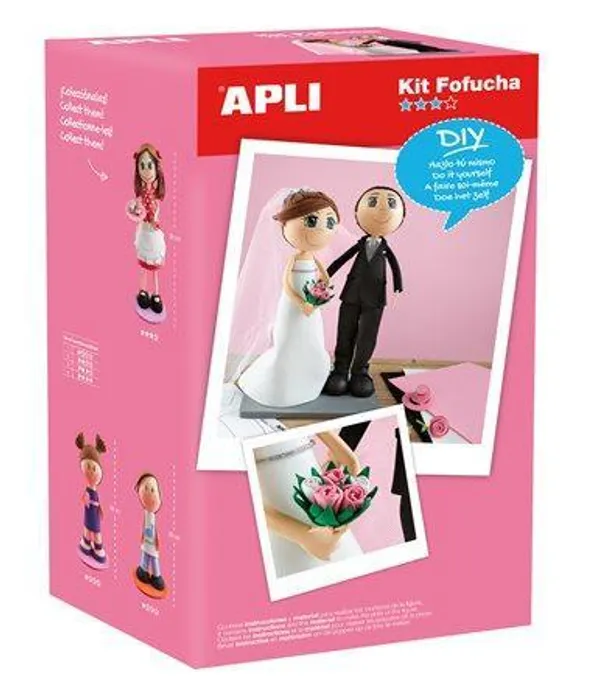 Hauptproduktbild Kreativní sada "Nevěsta a ženich", pěnová guma, APLI