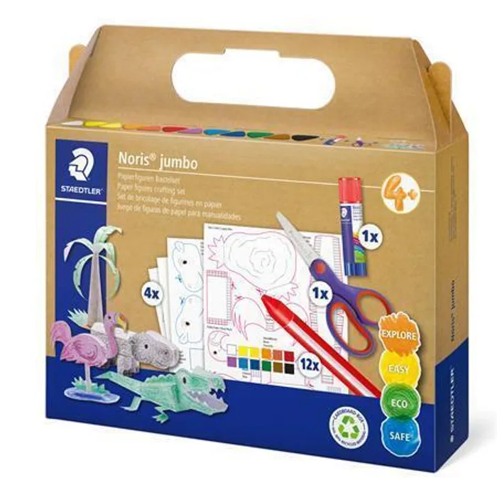 Hauptproduktbild Kreativní sada "Noris® Jumbo", papírová zvířátka, STAEDTLER 61 C4