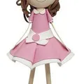 Weiteres Produktbild Kreativ-Set Puppe „Alice“, Schaumgummi, APLI