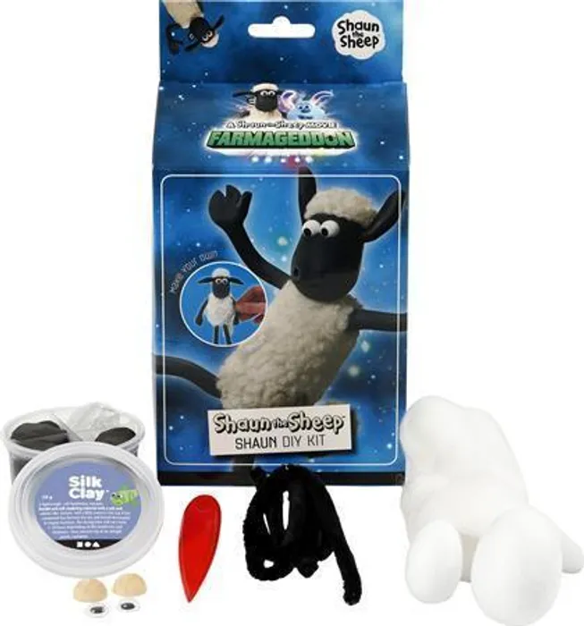 Hauptproduktbild Kreativní sada "Shaun, the Sheep", černá-bílá, CREOTIME