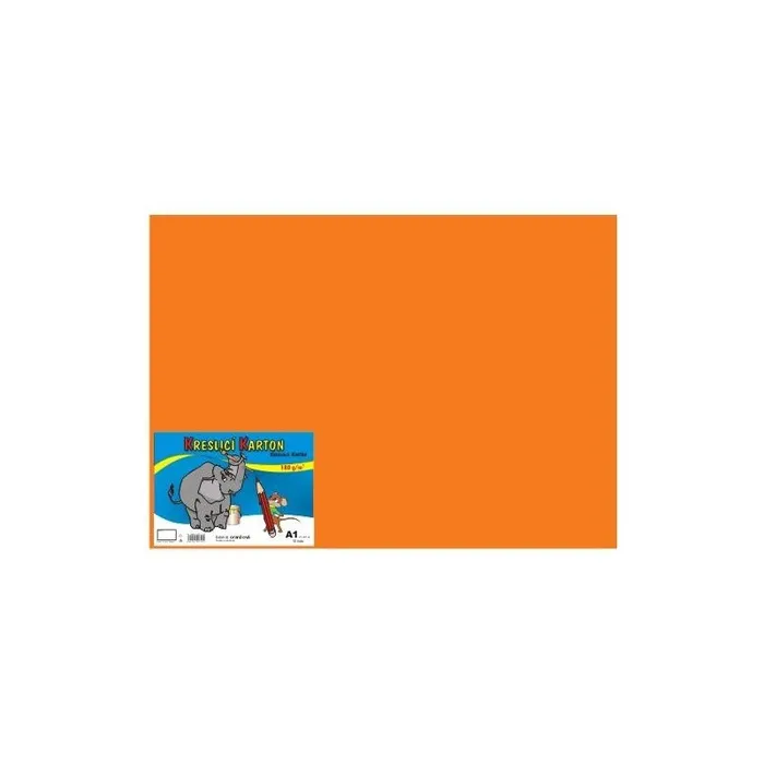Hauptproduktbild Kreslicí karton A1-180g oranžový [10 listů]