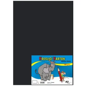 Zeichenpapier A2-180g schwarz [10 Blatt]