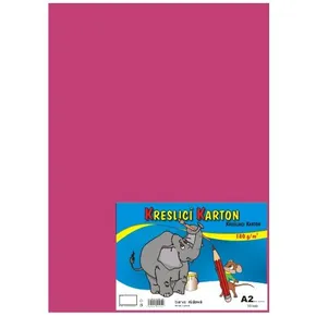 Zeichenkarton A2-180g rosa [10 Blatt]