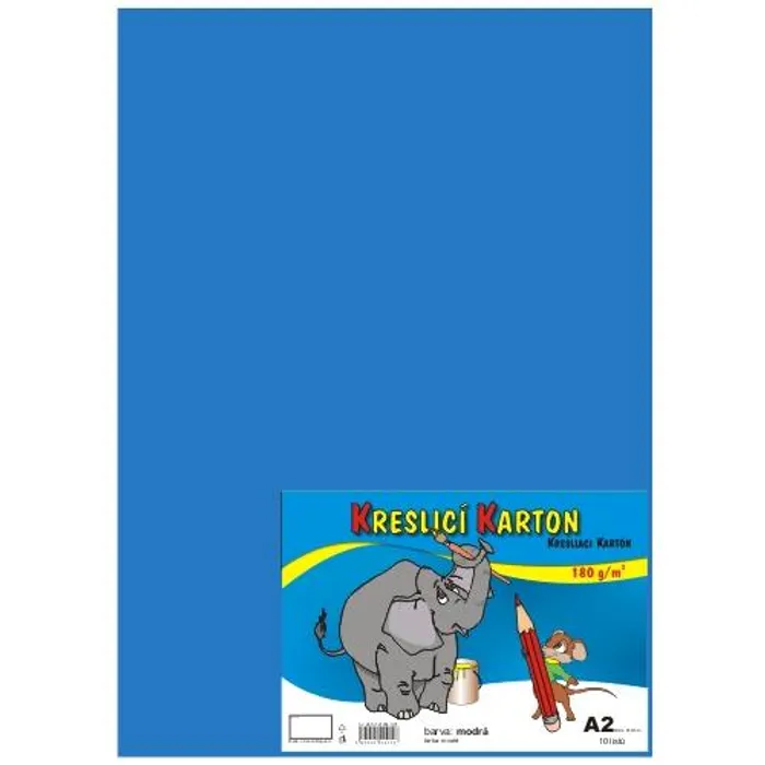 Hauptproduktbild Kreslící karton A2-180g světle modrý [10 listů]
