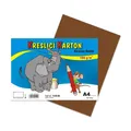 Zeichenpapier A4-180g braun [50 Blatt]