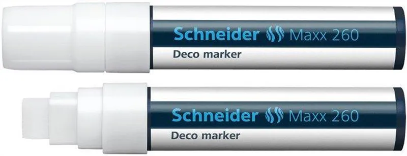 Hauptproduktbild Křídový popisovač "Maxx 260", bílá, 2-15mm, tekutý, SCHNEIDER