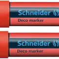 Weiteres Produktbild Kreidemarker „Maxx 260“, rot, 2-15 mm, flüssig, SCHNEIDER