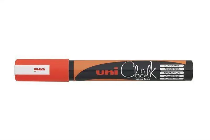 Hauptproduktbild Křídový popisovač "PWE-5M", fluorescenční oranžová, 1,8-2,5mm, UNI