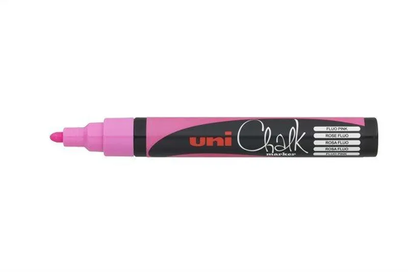Hauptproduktbild Křídový popisovač "PWE-5M", fluorescenční růžová, 1,8-2,5mm, UNI