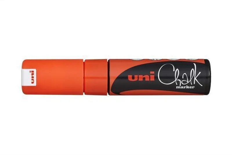 Hauptproduktbild Křídový popisovač "PWE-8K", fluorescenční oranžová, 8mm, UNI