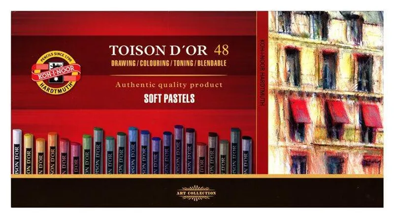 Hauptproduktbild Křídy, 48 barev, KOH-I-NOOR "Toison 8516/48"