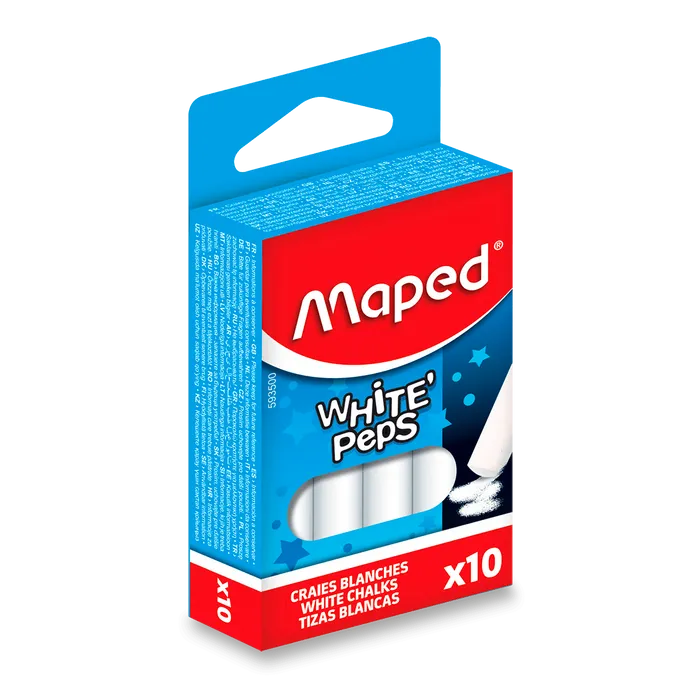 Hauptproduktbild Křídy Maped - bílé, 10 ks