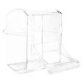 Futterspender abgedeckt, transparent 70ml/7x7cm