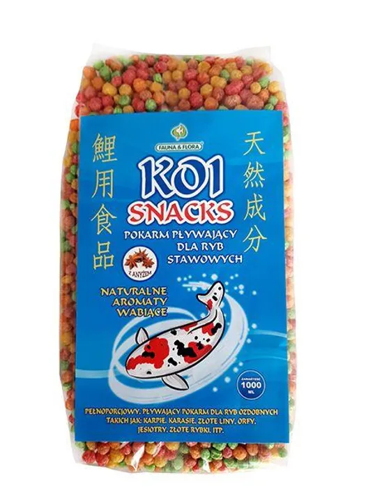 Hauptproduktbild Krmivo MIX kuličky pro ryby v zahradním rybníku 1l FAUNA