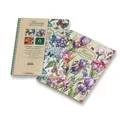 Pigna Nature Flowers Ringblock A4, kariert, 135 Blatt, Motivmix