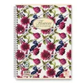 Weiteres Produktbild Ringblock Pigna Nature Flowers A4, quadratisch, 60 Blatt, Motivmix