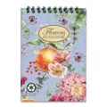 Weiteres Produktbild Ringblock Pigna Nature Flowers A6, quadratisch, 60 Blatt, Motivmix