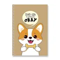 SHKOLYARYK Cuties Ringbuch - A5, kariert, 96 Blatt, Motivmix