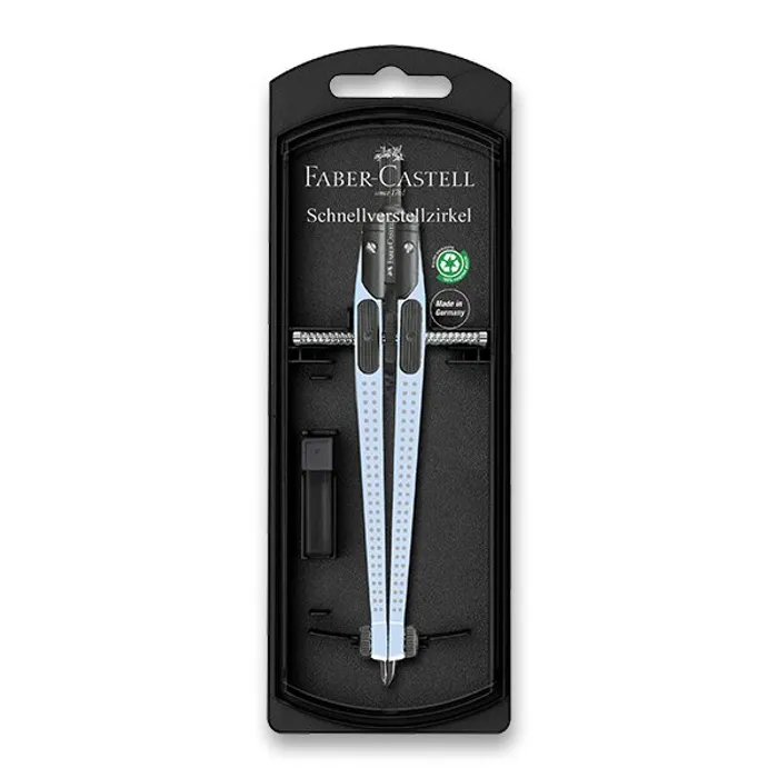 Hauptproduktbild Kružítko Faber-Castell Grip Quick-Set Compass Sky Blue